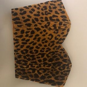 Tripp animal print strapless bustie